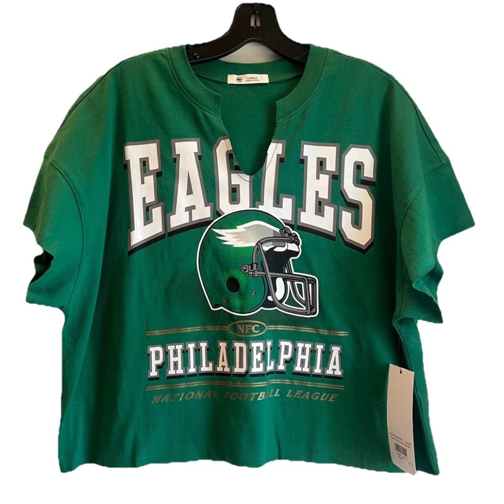 47 Brand Philadelphia Eagles oversized notch tee shirt size XL